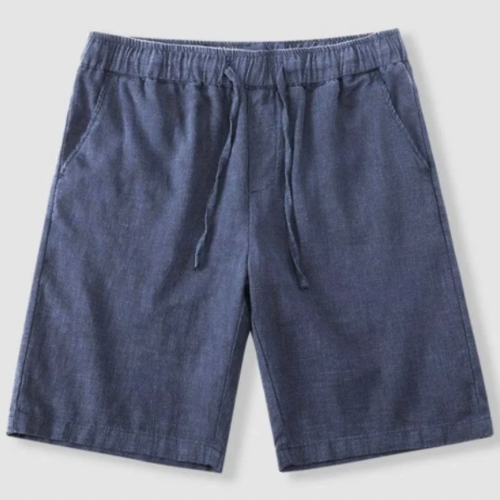Linoluxe Linneshorts Herr - Marinblå