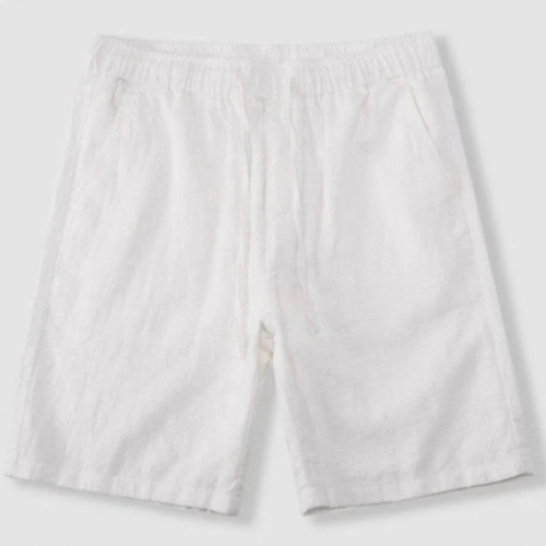 Linoluxe Linneshorts Herr - Vit